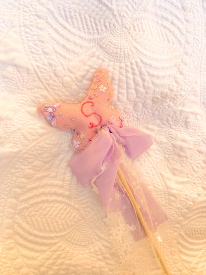 Custom Embroidered Fairy Wand