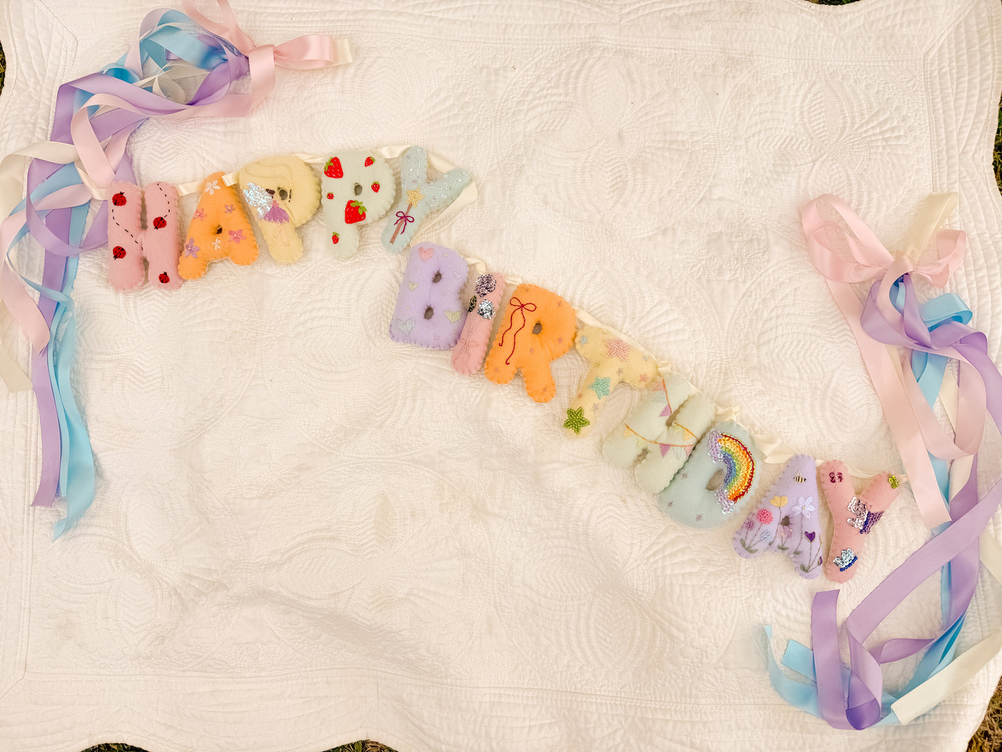 Happy Birthday Heirloom Banner