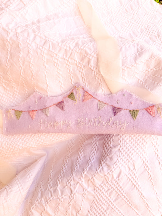 Birthday Bunting Crown