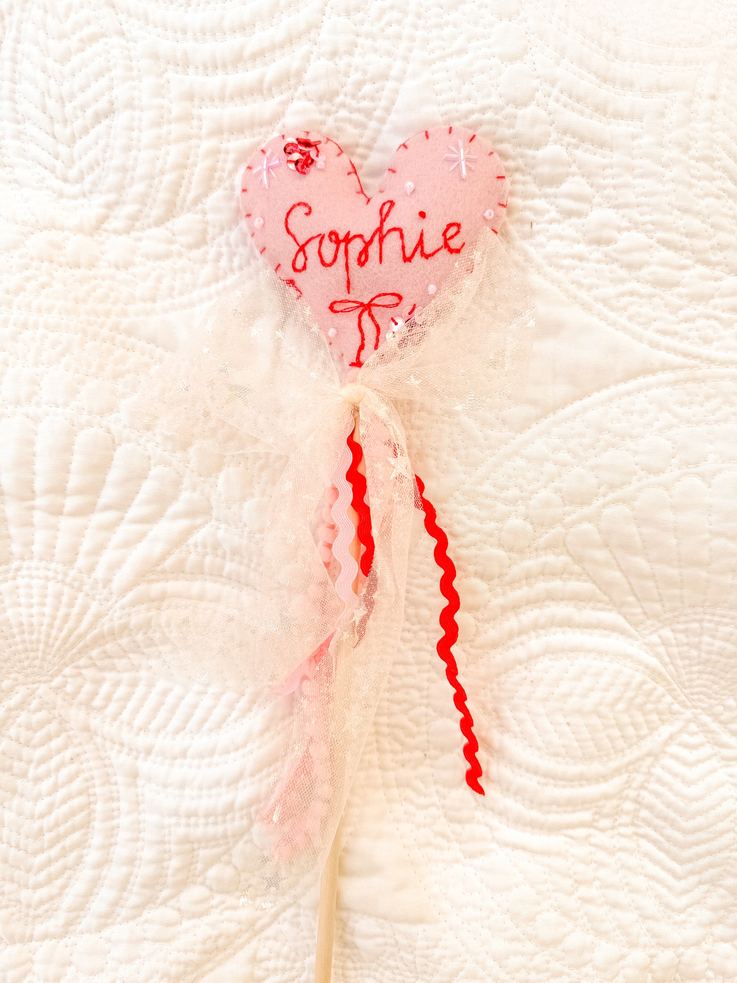 Custom Embroidered Fairy Wand